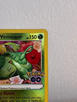 Radiant Venusaur 004/078 Pokemon GO Holo - Image 4