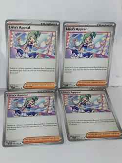 Lisia's Appeal 179/191 Pokemon TCG Surging Sparks 4x Playset - Image 1