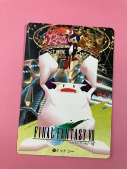 Final Fantasy 7 No.24 Cait Sith card Very Rare BANDAI japanese 1996 F/S - Image 2