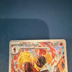 Pokemon TCG Armarouge 086/084 Holo English Illus pitch black - Image 3