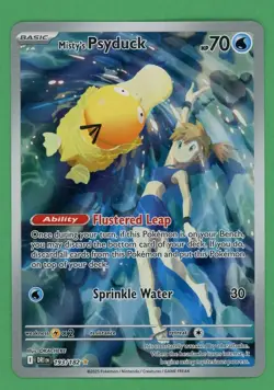 Misty's Psyduck Pokemon Destined Rivals Illustration Rare 193/182 (A) - Image 1