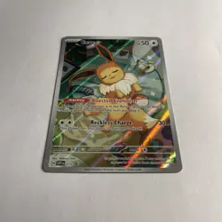 Eevee SVP173 prismatic ETB Black Star Promo Full Art Holo Rare Pokemon Card NM - Image 2