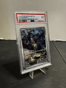 2026 POKEMON ASCENDED HEROES POKEMON CENTER ETB PROMO #031 N'S ZEKROM PSA 9 - Image 1