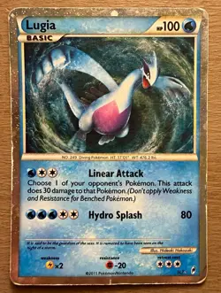 Pokemon TCG Lugia (Shiny) SL7 Call of Legends Holo Shiny Holo Rare 2011 - Image 1