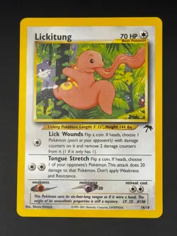 Pokemon TCG: Lickitung - Southern Islands Promo Rare 16/18 [LP] - Image 1