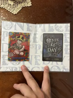 One Piece Day 2025 Promo Monkey D. Luffy Japanese P-110 | Lego Elbaf Luffy - Image 1