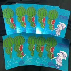 ONE PIECE Luffy Watermelon Metakira Card NatsuComi 2026 Promo Foil Set of 10 - Image 1