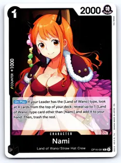 Nami OP16-091 Rare | The Time of Battle One Piece NM - Image 1