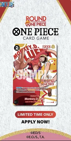 One Piece x Round 1 Promo Packs Confirmed PRESALE x Set of 10 PACKS x Ships 7/20 - Image 3