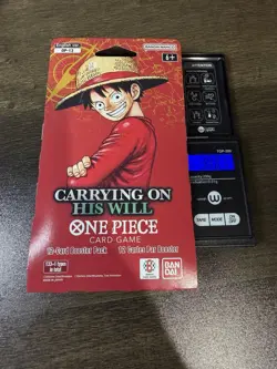 One Piece OP-13 Carrying On His Will sleeved booster packs HEAVY Lot Of 5 - Image 1
