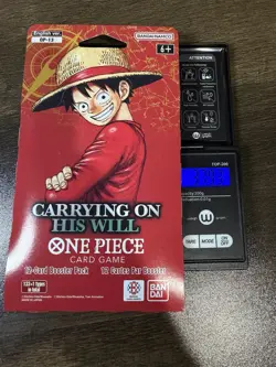 One Piece OP-13 Carrying On His Will sleeved booster packs HEAVY Lot Of 5 - Image 3