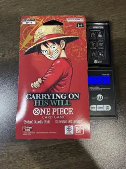 One Piece OP-13 Carrying On His Will sleeved booster packs HEAVY Lot Of 5 - Image 5