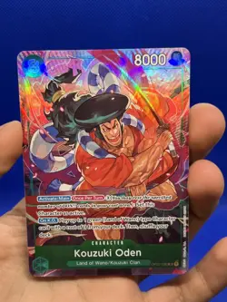One Piece Paramount War Kouzuki Oden OP02-030 Alternate Alt Art NM - Image 2