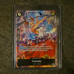 Bandai One Piece CCG Yamato OP16-098 Super Rare Alt Art Foil English - Image 1