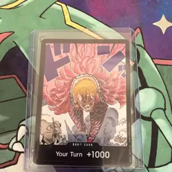 Bandai One Piece Card Game DON!! Card Donquixote Doflamingo Alt Art Holo EN - Image 1