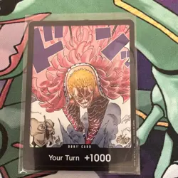 Bandai One Piece Card Game DON!! Card Donquixote Doflamingo Alt Art Holo EN - Image 3
