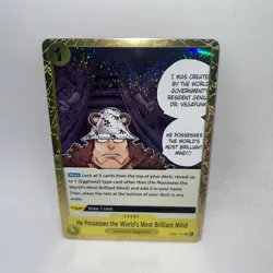 He Possesses the World's Most Brilliant Mind Pirate Foil OP07-114 One Piece - Image 1