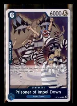 The Time of Battle #OP16-042 Prisoner of Impel Down The BallCap Exec - Image 1
