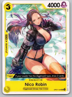 Nico Robin OP07-104 500 Years in the Future Uncommon One Piece NM - Image 1