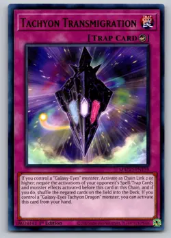 Tachyon Transmigration MAGO-EN159 Rare Maximum Gold Yu-Gi-Oh 1st Edition NM - Image 1