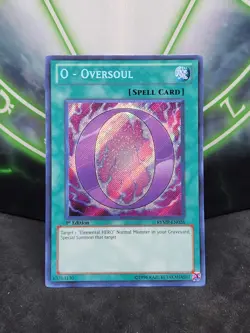 Yugioh O - Oversoul RYMP-EN026 Secret Rare 1st Edition NM - Image 1