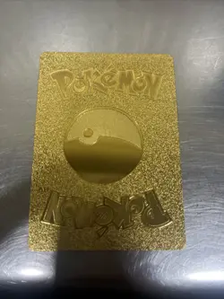 Crobat VMAX Metal Gold Foil Pokemon Card Fan Art Display Card HP15300 - Image 2