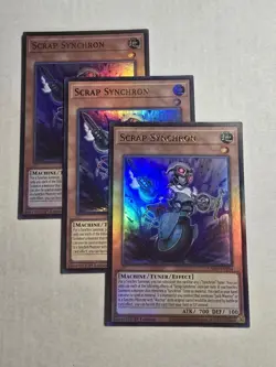 3x Scrap Synchron 1st Edition Ultra Rare L5DD-ENY04 Yu-Gi-Oh! - Image 1