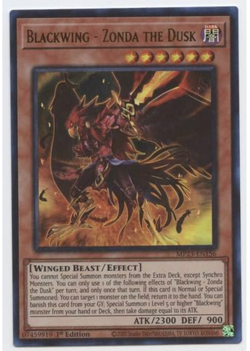 Yu-Gi-Oh! - Blackwing - Zonda The Dusk - MP23-EN156 - Ultra Rare - 1st Ed - NM/M - Image 1