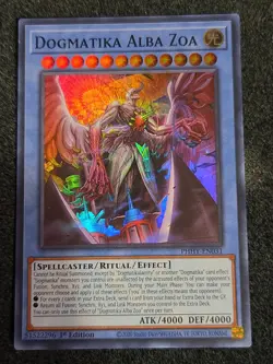 Dogmatika Alba Zoa PHHY-EN031 Super Rare Photon Hypernova Yu-Gi-Oh MP - Image 1