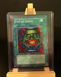 Konami Yu-Gi-Oh! TCG Pot of Greed SD4-EN018 Fury from the Deep 1st Common - Image 1