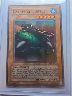 Catapult Turtle MRD 075 Yugioh TCG Unlimited Super Rare HP - Image 3
