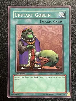 Yu-Gi-Oh! Upstart Goblin MRL-033 Common 1st Edition Magic Ruler LP - Image 1