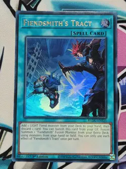 YUGIOH BLGG-EN125 Fiendsmith's Tract Ultra Rare 1ST EDITION - Image 1