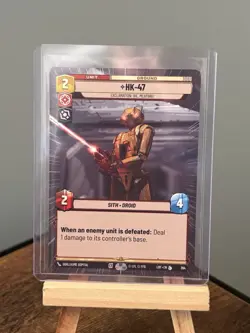 Star Wars Unlimited Legends of the Force HK-47 Hyperspace #394 - Image 1