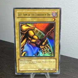 Konami Yu-Gi-Oh! Left Arm of the Forbidden One LOB-123 Holo 1996 - Image 1