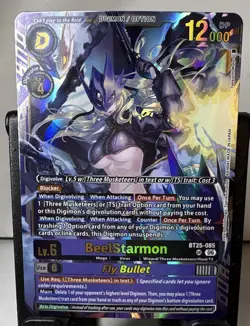 Bandai Digimon Card Game BeelStarmon BT25-085 SR Alt Art Foil ENG Mega - Image 1