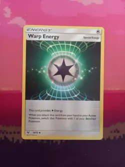 Pokemon Card Warp Energy Shining Legends Uncommon 70/73 Near Mint - Image 1