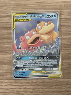 Pokemon Card TCG Slowpoke & Psyduck Holo 35/236 - Image 1