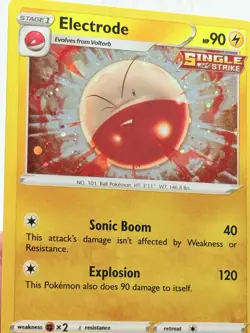 Electrode 088/264 Cosmos Holo Fusion Strike Pokemon Card - Image 3