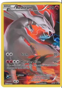 Reshiram XY74 XY Set Full Art Promo Holo 120 English Pokemon TCG Card - Image 1