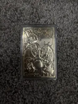 1999 Pokemon Charizard 23K Gold-Plated Trading Card Vintage Burger King - Image 2