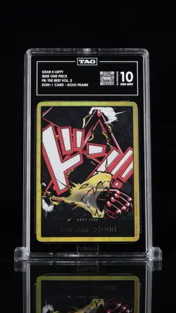 One Piece English Gold DON!! Card (Gear 4 Luffy) The Best Vol. 2 - TAG 10 🔥 - Image 1