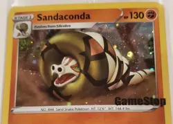 Pokemon Sandaconda 082/163 Gamestop Cosmo Holo Promo Card still in wrapper - Image 5