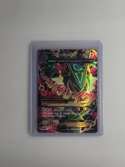 Pokemon M Rayquaza EX Holo Ultra Rare TCG Card Roaring Skies 105/108 - Image 3