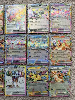 Pokemon TCG 15-Card Holo Lot | Prismatic Evolutions | Tera ex Espeon ex - Image 3