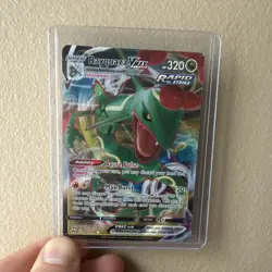 Pokemon TCG Crown Zenith Rayquaza VMAX Holo Ultra Rare Card 101/159 - Image 1