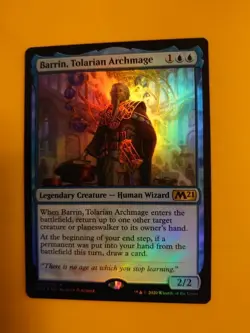 MTG Card. Barrin, tolarian Archmage M21 rare Human Wizard - Image 2