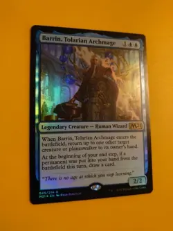 MTG Card. Barrin, tolarian Archmage M21 rare Human Wizard - Image 3