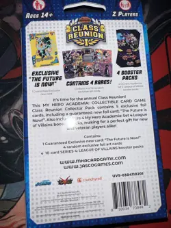 My Hero Academia Card Game - Limited Edition Collector PACK - CLASS REUNION - Image 2
