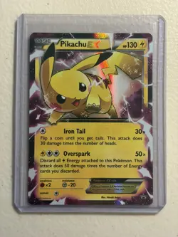 Pokemon Pikachu EX Promo Holo XY84 XY 130 HP Pokemon TCG Card - Image 1